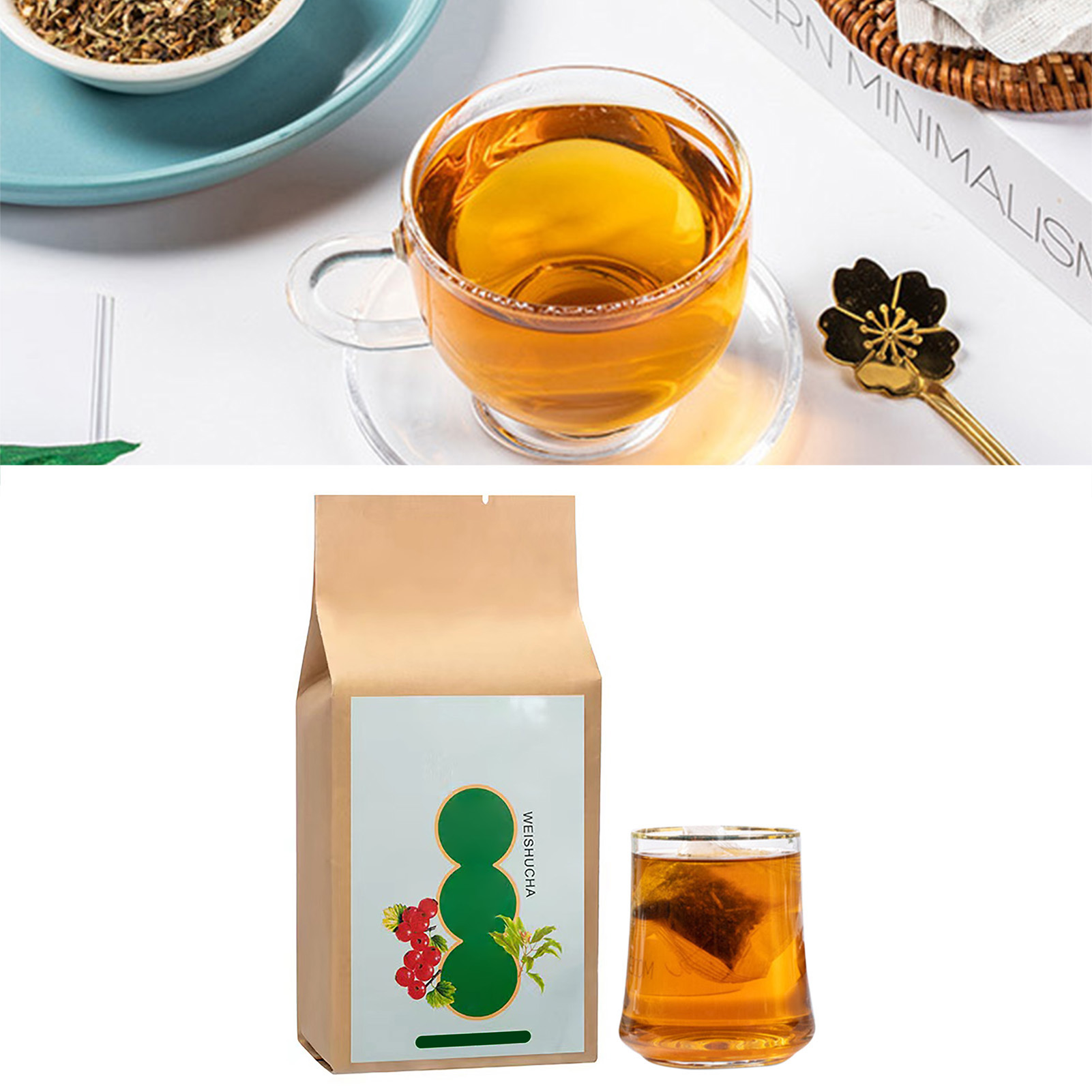 30袋入りクローブティーバッグ 個包装ティーバッグ ハーブ系 - Herbal Wellness Tea のレビューと価格
