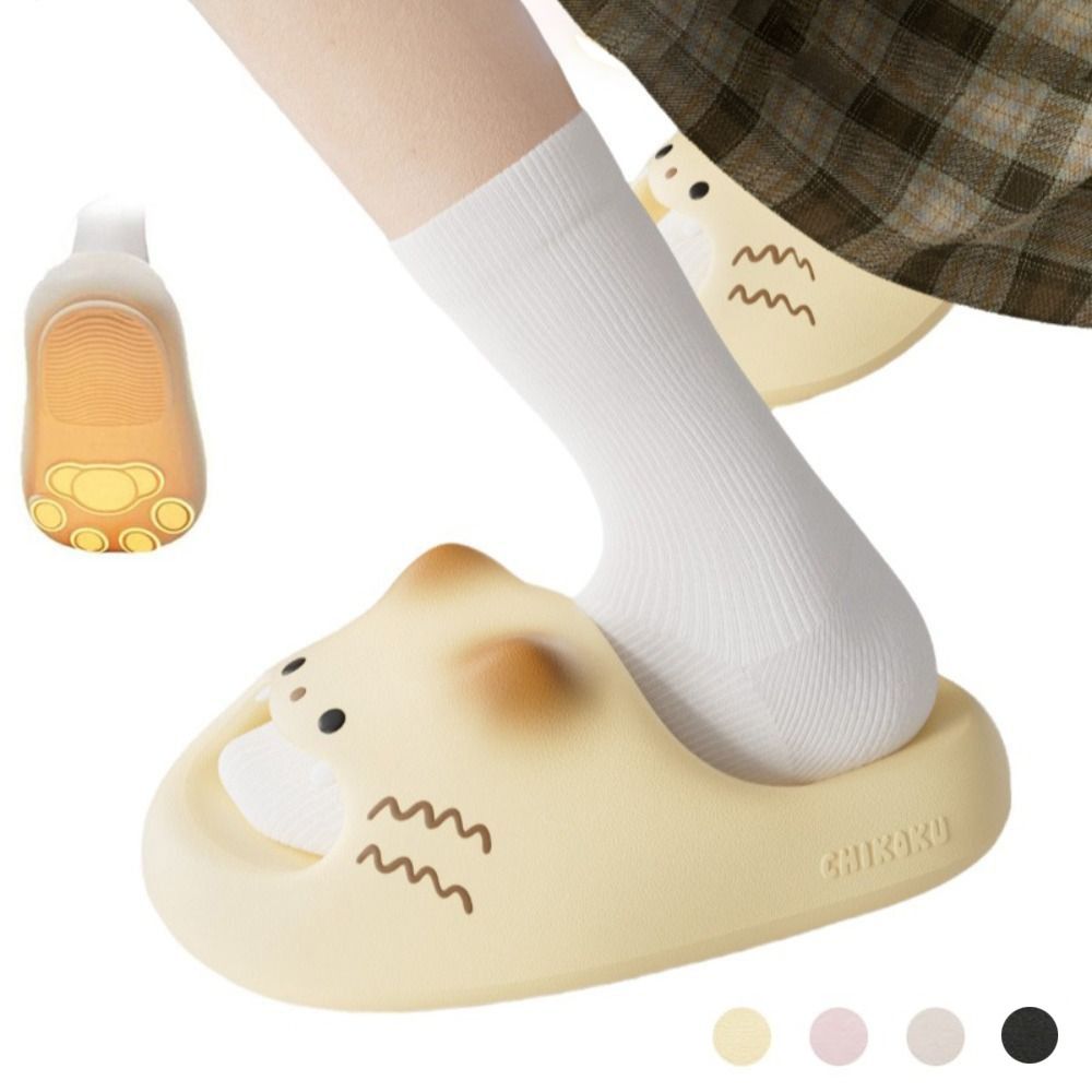 愛らしい防水猫スリッパ、猫の足型のつま先が閉じた猫スリッパ、 - Cat Claw Bark のレビューと価格
