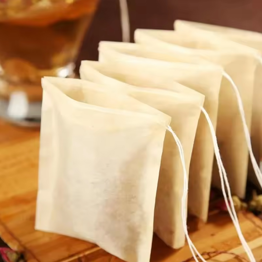 100/3000枚入り使い捨てティーフィルターバッグ、紐付き - Herbal Wellness Tea のレビューと価格