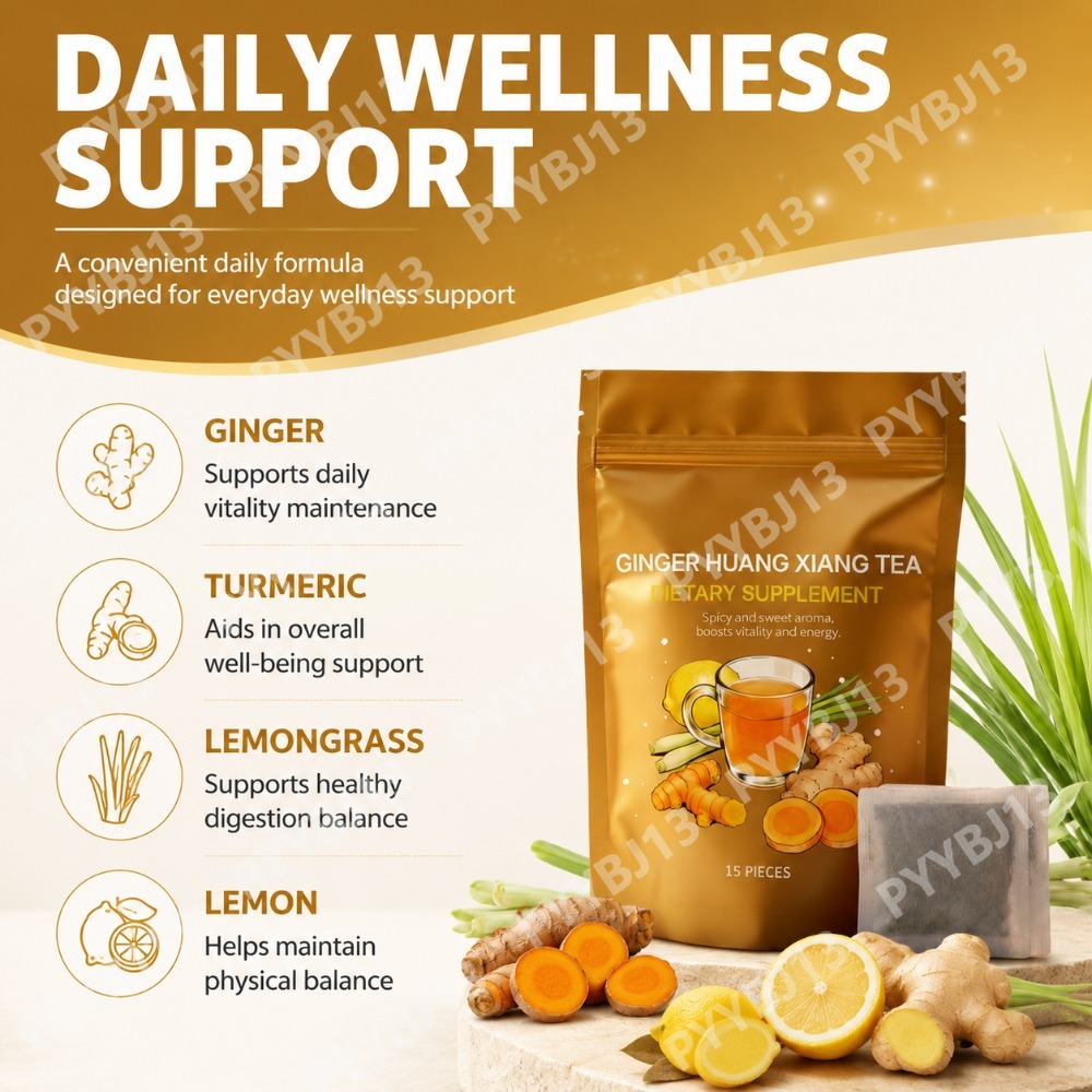 ジンジャー・ターメリック・ハーブティーバッグ レモングラス・ - Wellness Herbal Tea Blends のレビューと価格